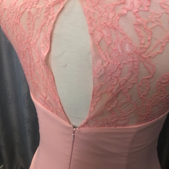 NEW Coral Blush  Mother of the Bride/Groom Elegant Formal Long Dress Bridesmaid - Picture 13 of 14